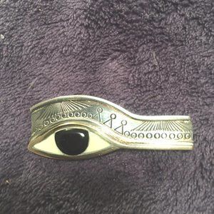 STERLING SILVER & ONYX KEISER PIN